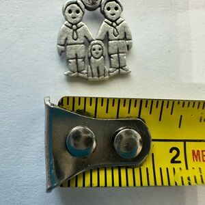 James Avery Silver 2 boys with dog Charm- retired